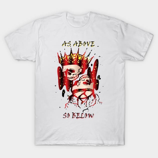 as above so below T-Shirt by lazykitty